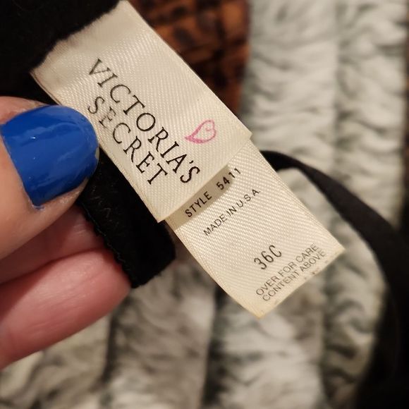 Velvet feeling leopard print Victorias secret push up underwire bra size 36C! - Picture 3 of 7